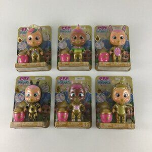 Cry Babies Magic Tears Golden Edition Doll Lady Narvie Hally Dreamy COMPLETE SET